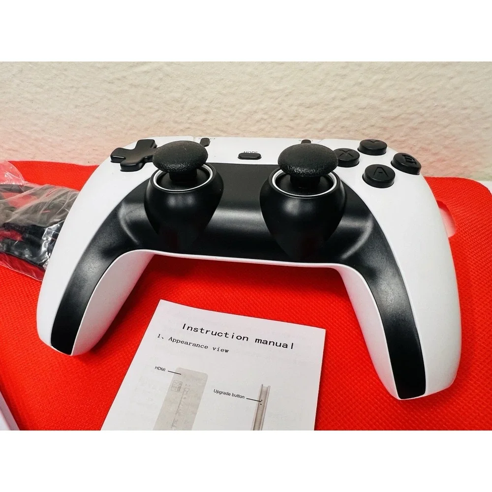 SJGAM M15 Plus 2.4GHz Wireless Controller White Double Rocker Control